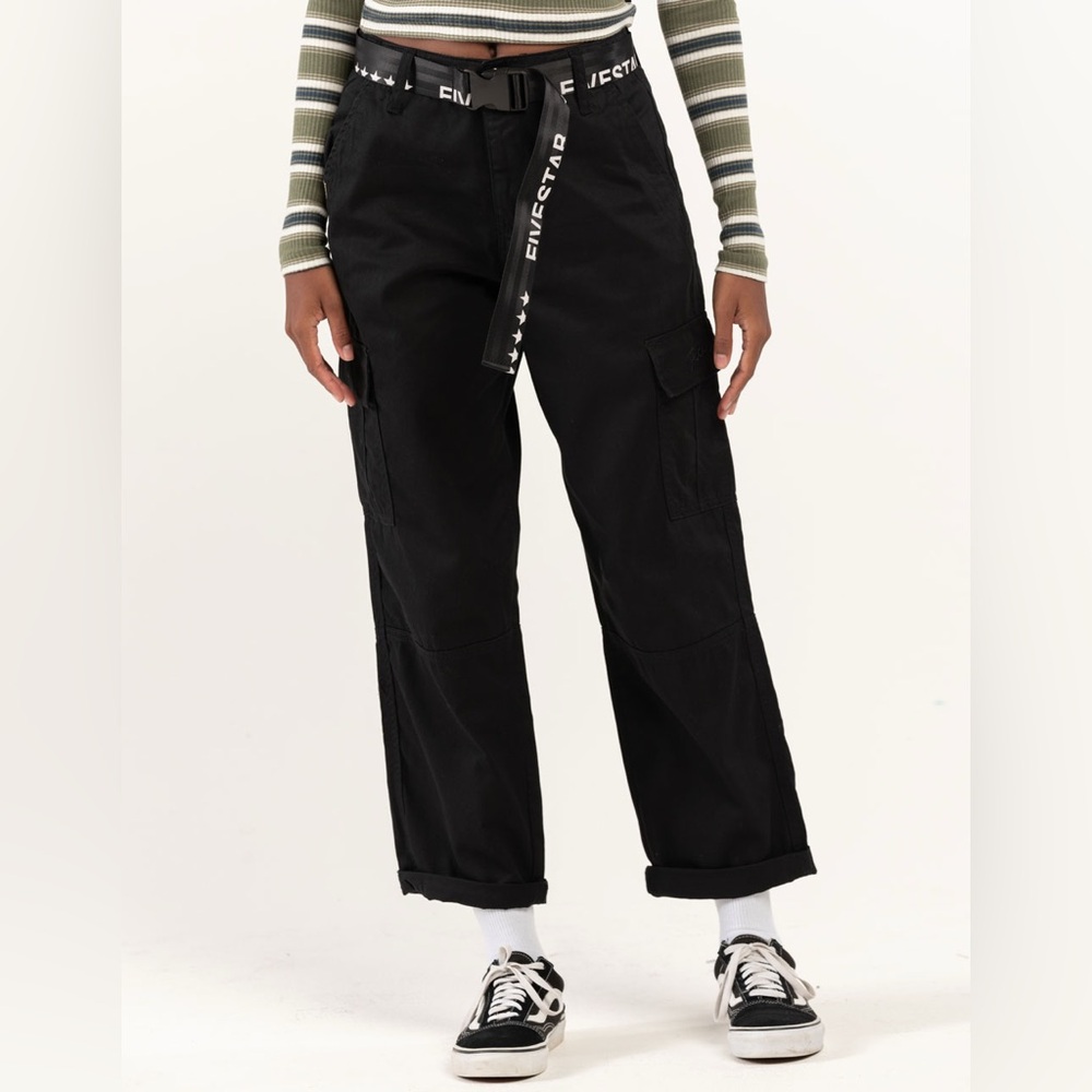 Five star general utility cargo black pants
